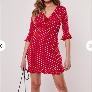 Missguided Polka Dot Dress